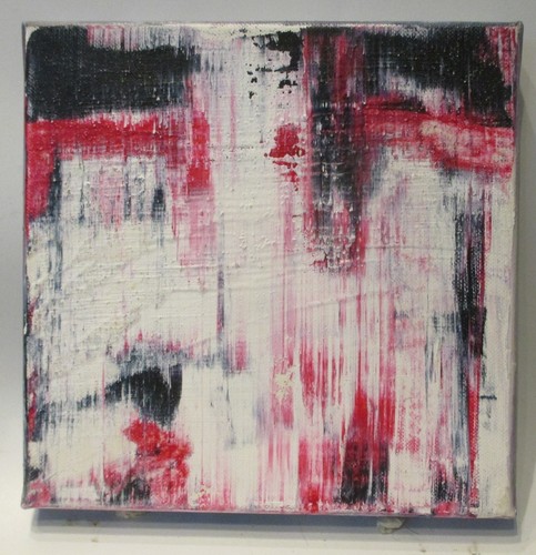 Abstrakt pink mixedmedia - abstrakt,