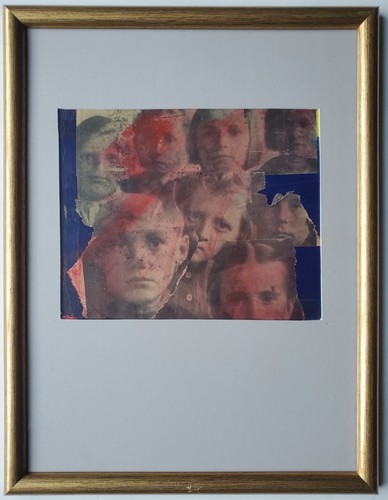 Collage öl mixed media - mixed,