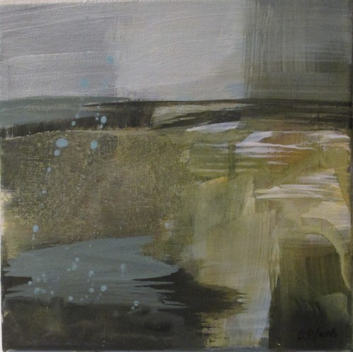 Abstrakt grau grün - abstrakt,