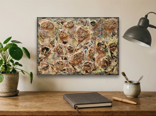 Mixed media kunst collage - mixed,
