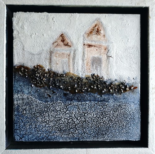 Abstrakt collage shabby - abstrakt,