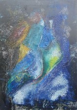 abstrakt mixedmedia Öl/LW