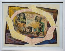 Collage Mischtechnik Mixed