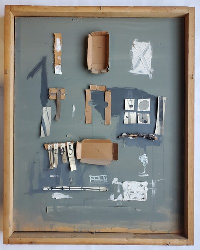 Assemblage mixed media - assemblage,