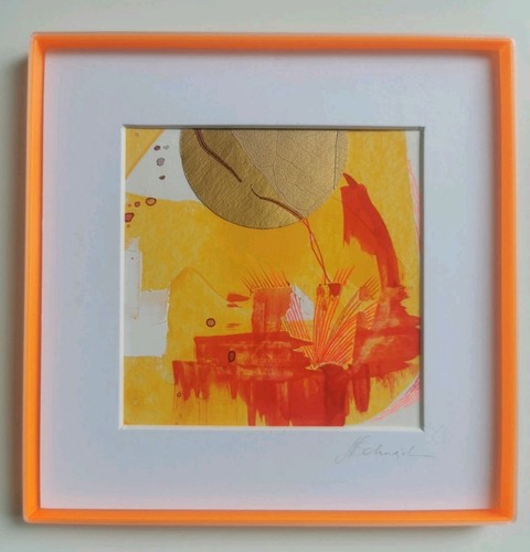 Mixed media collage unikat - collage,