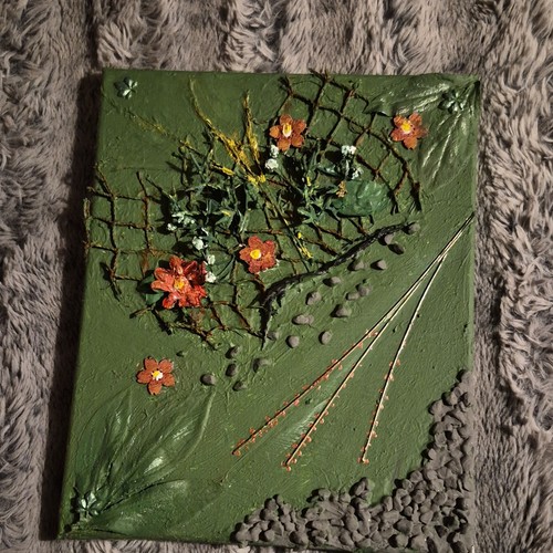 Mixed media collage auf - mixed,