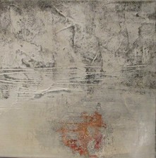 abstrakt grau  mixedmedia