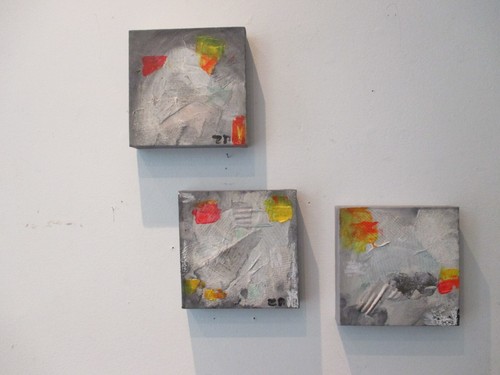 Abstrakt mixedmedia acryl 3 - mixedmedia, acryl/lw