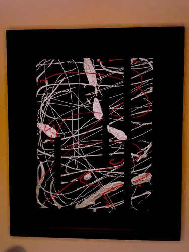 Abstraktes wandbild 48x58 - abstraktes, 3d-wandbild