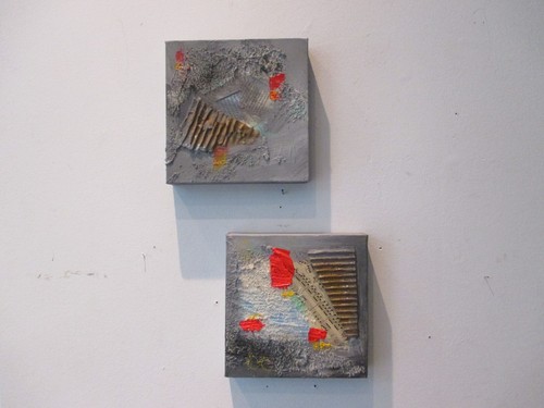 Abstrakt mixedmedia acryl 2 - mixedmedia, acryl/lw