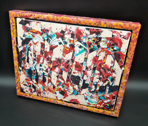 Mixed media kunst moderne - kunst,,