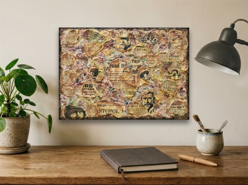 Mixed media kunst - mixed, [03]