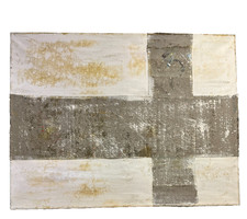 Kreuz  Collage mit Filz