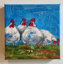 "Verrückte Hühner II " 25 x