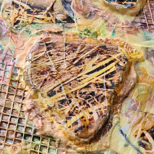 Mixed media kunst - media,