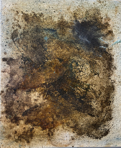 Abstrakt mixedmedia öl - abstrakt, Öl/lw