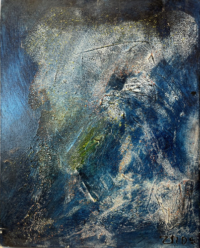 Abstrakt mixedmedia öl - abstrakt, Öl/lw