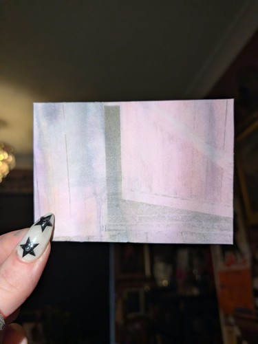 Aceo original kunstkarte tor - kunstkarte, "tor"