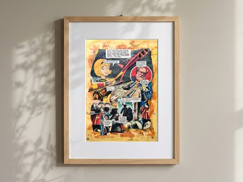 Mixed media kunst collage - kunst, [01]